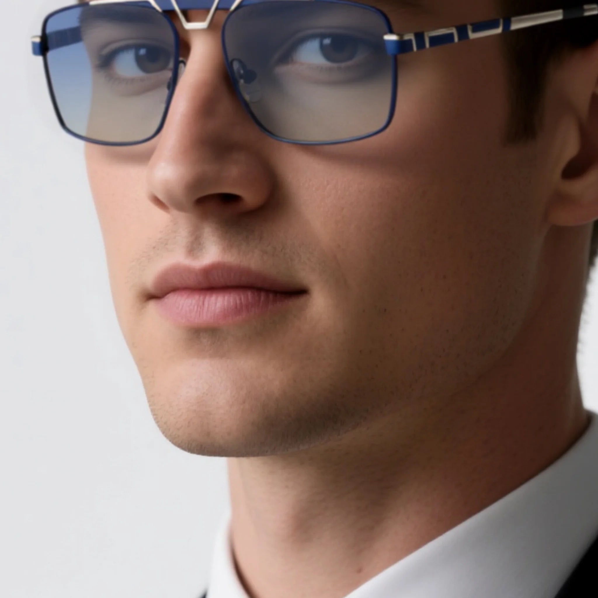 Occhiali da sole rettangolari in metallo JT-GLT8947 - Joyiris Eyewear