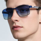 Occhiali da sole rettangolari in metallo JT-GLT8963 - Joyiris Eyewear