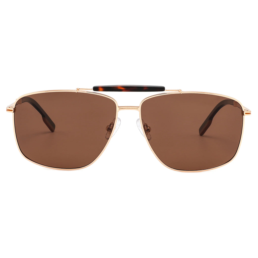 Occhiali da sole rettangolari in metallo JT-GLT9042 - Joyiris Eyewear