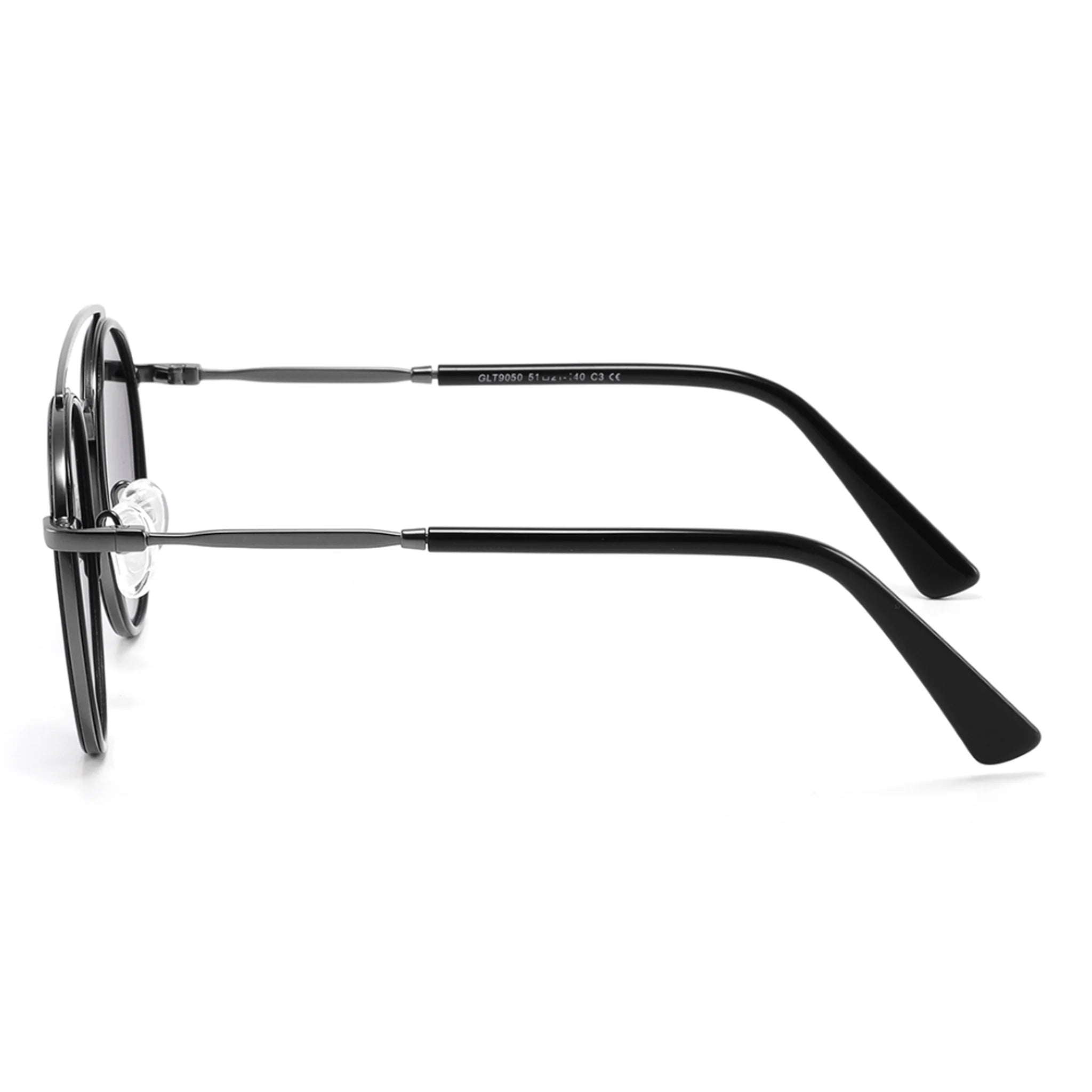 Occhiali da sole rotondi in acetato e metallo JT-GLT9050 - Joyiris Eyewear
