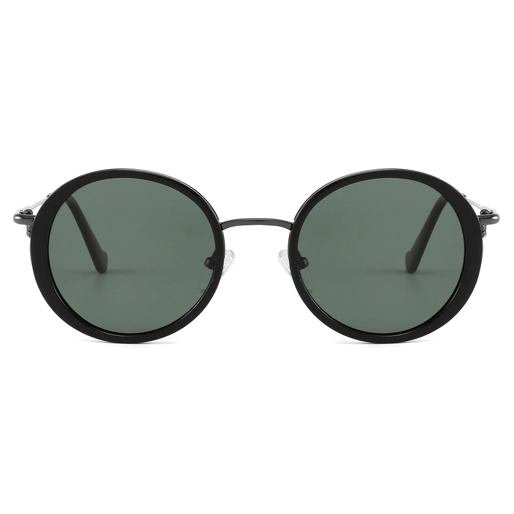 Occhiali da sole rotondi in acetato e metallo JT-GLT9090 - Joyiris Eyewear