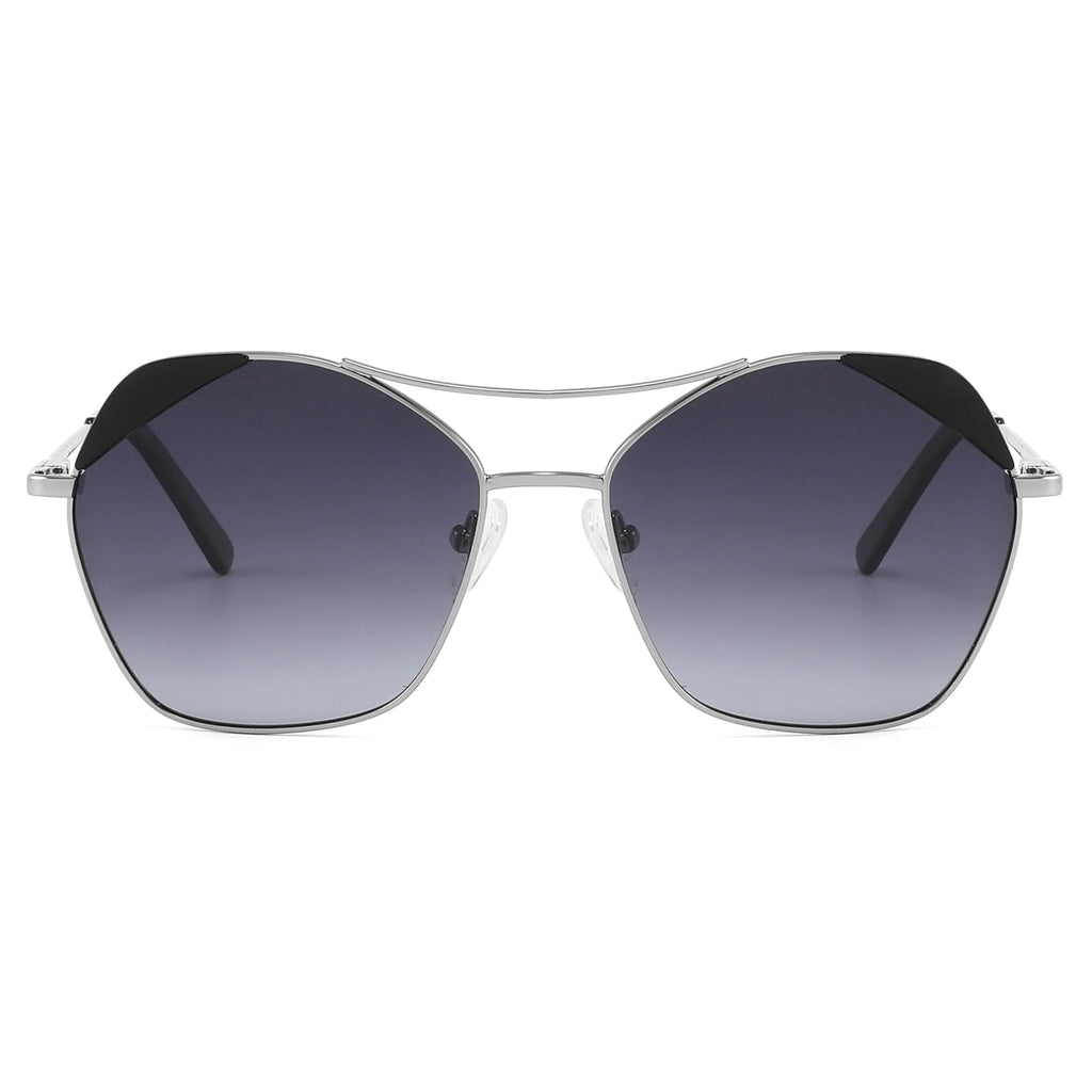 Occhiali da sole geometrici in metallo JT-GLT9091 - Joyiris Eyewear