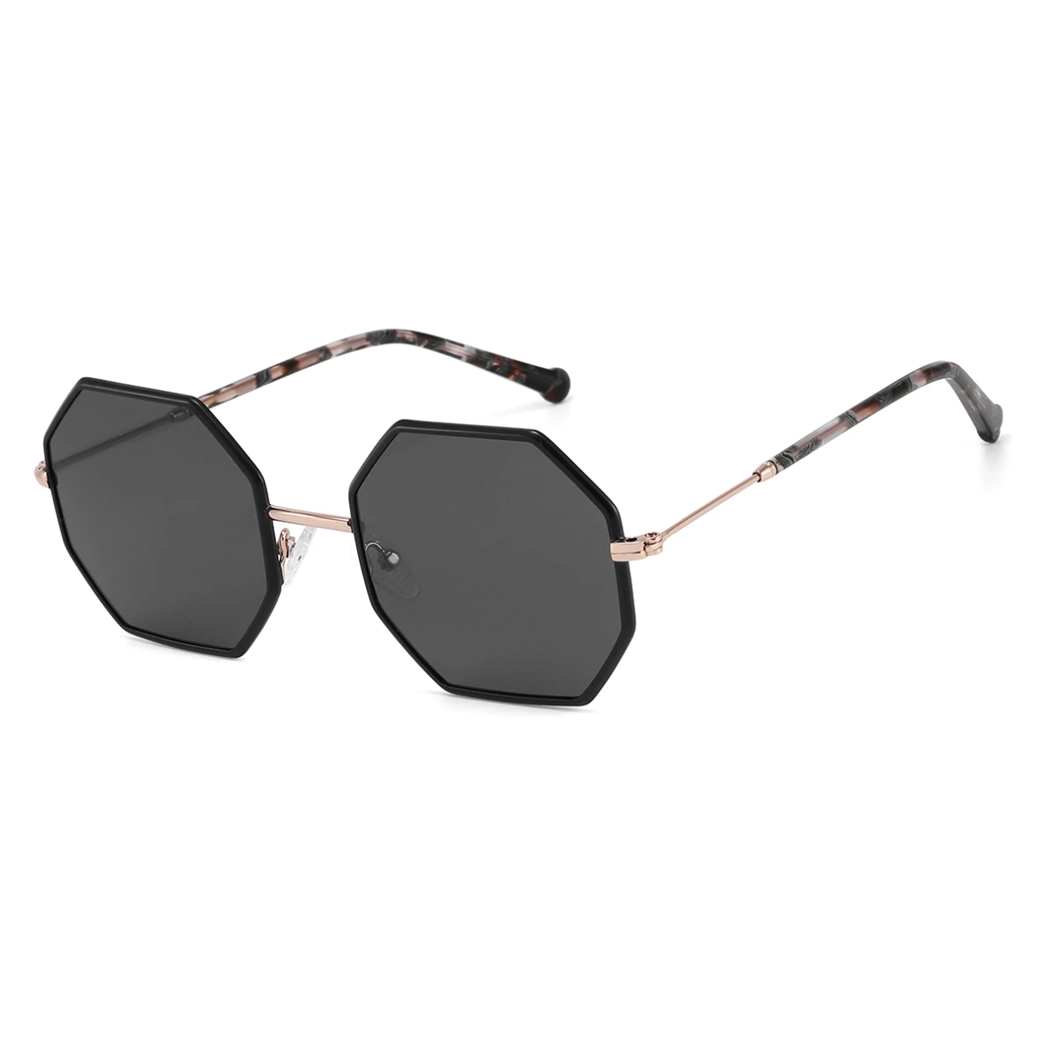 Occhiali da sole geometrici in metallo JT-GLT9143 - Joyiris Eyewear