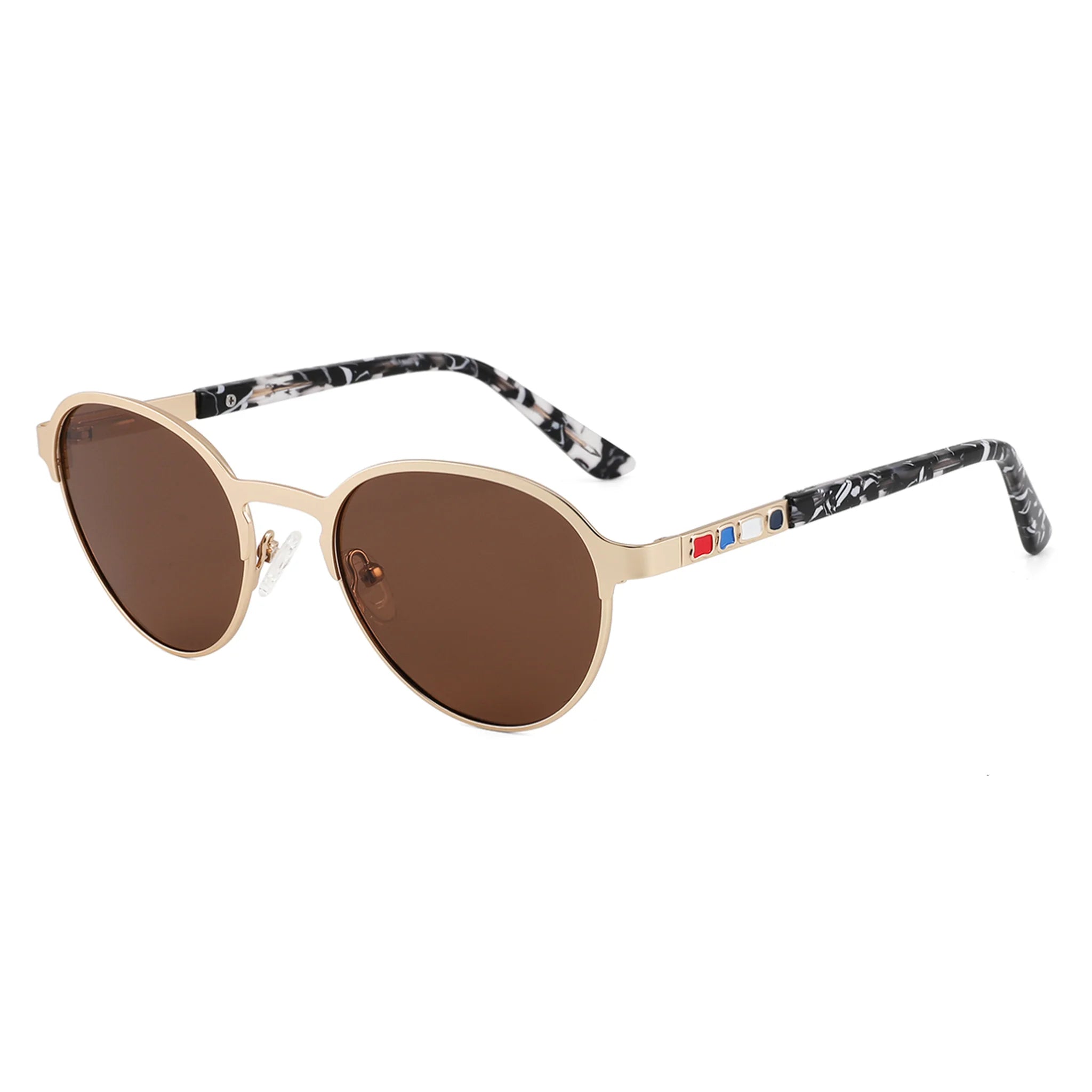 Occhiali da sole rotondi in metallo JT-GLT9169 - Joyiris Eyewear