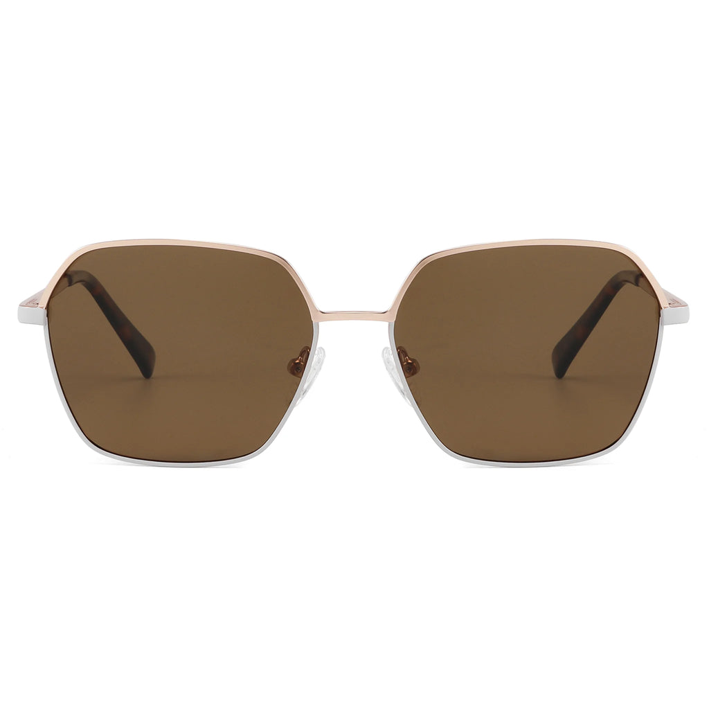 Occhiali da sole geometrici in metallo JT-GLT9190 - Joyiris Eyewear