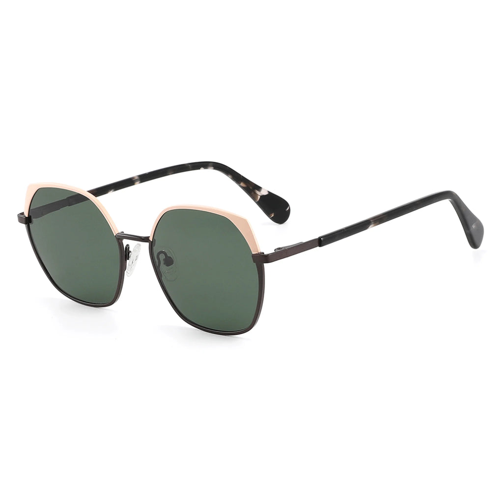 Occhiali da sole geometrici in metallo JT-GLT9210 - Joyiris Eyewear