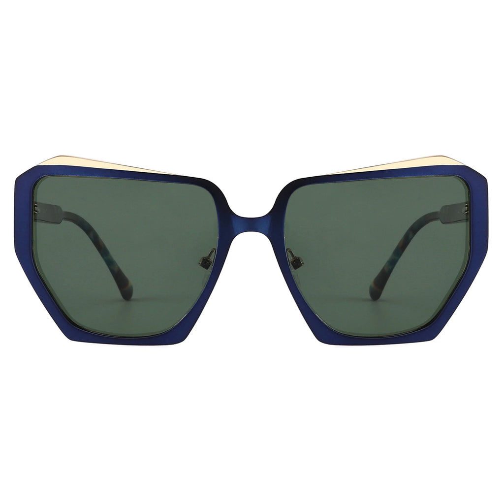Occhiali da sole geometrici in metallo JT-GLT9218 - Joyiris Eyewear