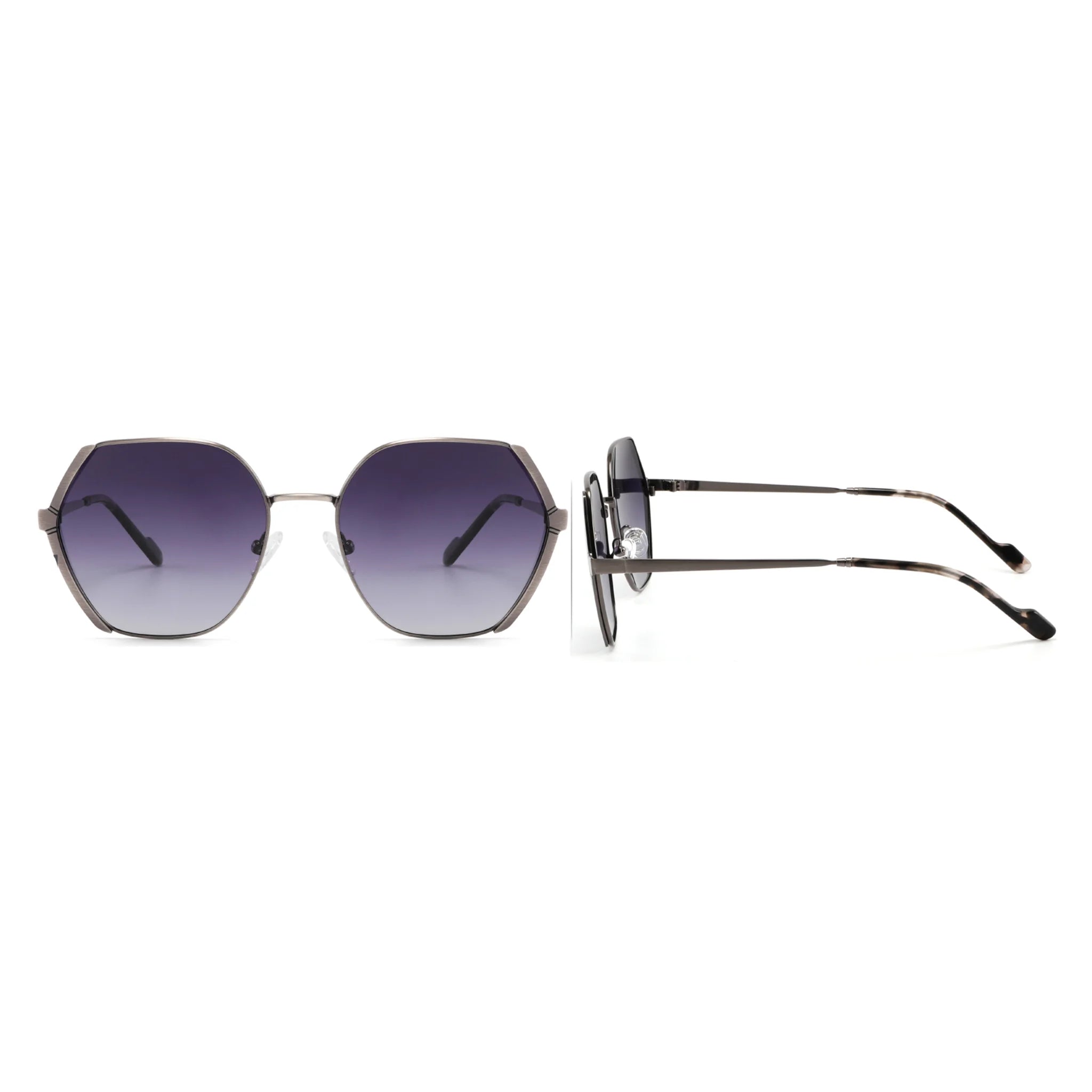 Occhiali da sole geometrici in metallo JT-GLT9231 - Joyiris Eyewear