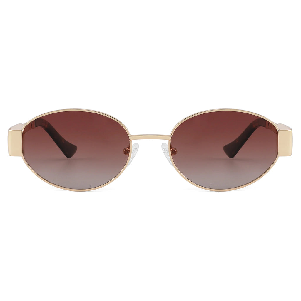 Occhiali da sole ovali in metallo JT-GLT9240 - Joyiris Eyewear