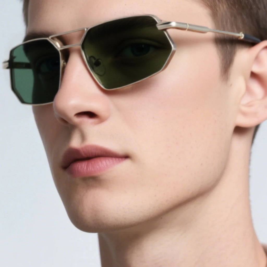 Occhiali da sole geometrici in metallo JT-GLT9280 - Joyiris Eyewear