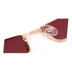 Occhiali da sole rettangolari in metallo JT-GLT9310 - Joyiris Eyewear