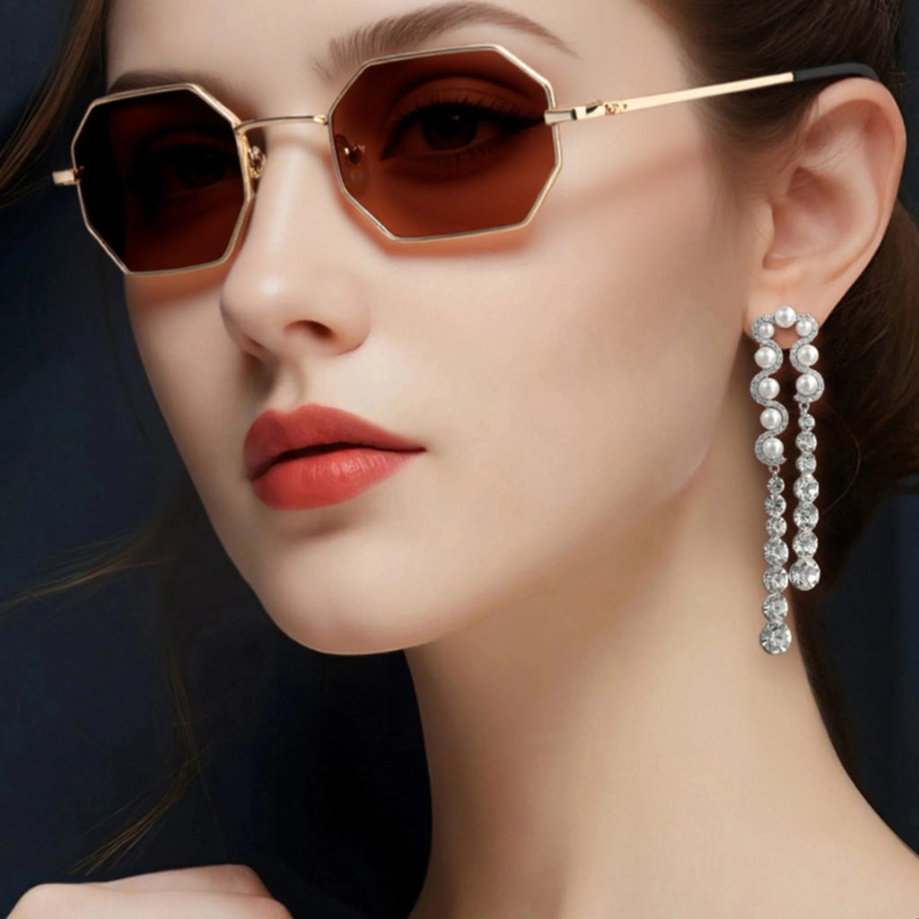 Occhiali da sole geometrici in metallo JT-GLT9311 - Joyiris Eyewear