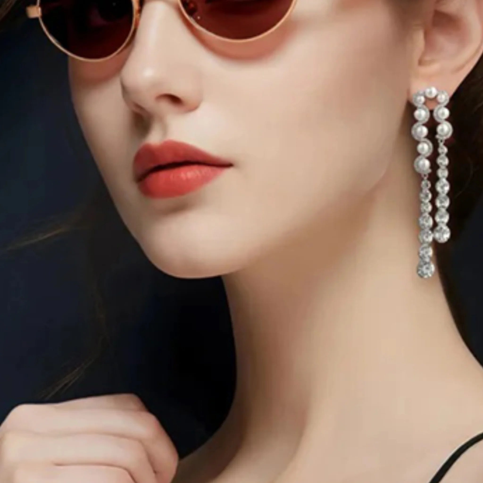 Occhiali da sole ovali in metallo JT-GLT9316 - Joyiris Eyewear