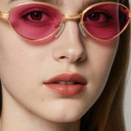 Occhiali da sole ovali in metallo JT-GLT9317 - Joyiris Eyewear