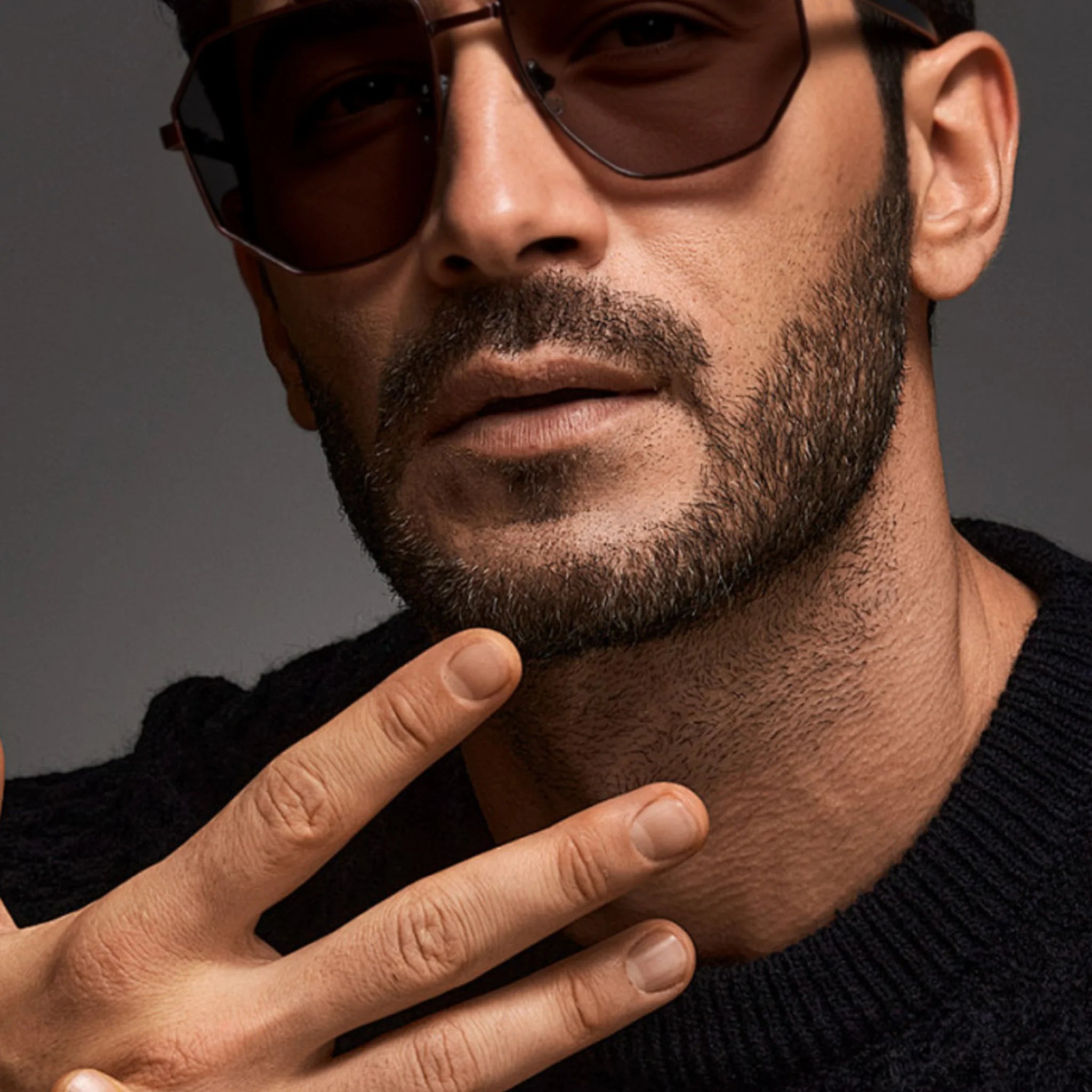 Occhiali da sole geometrici in metallo JT-GLT9321 - Joyiris Eyewear