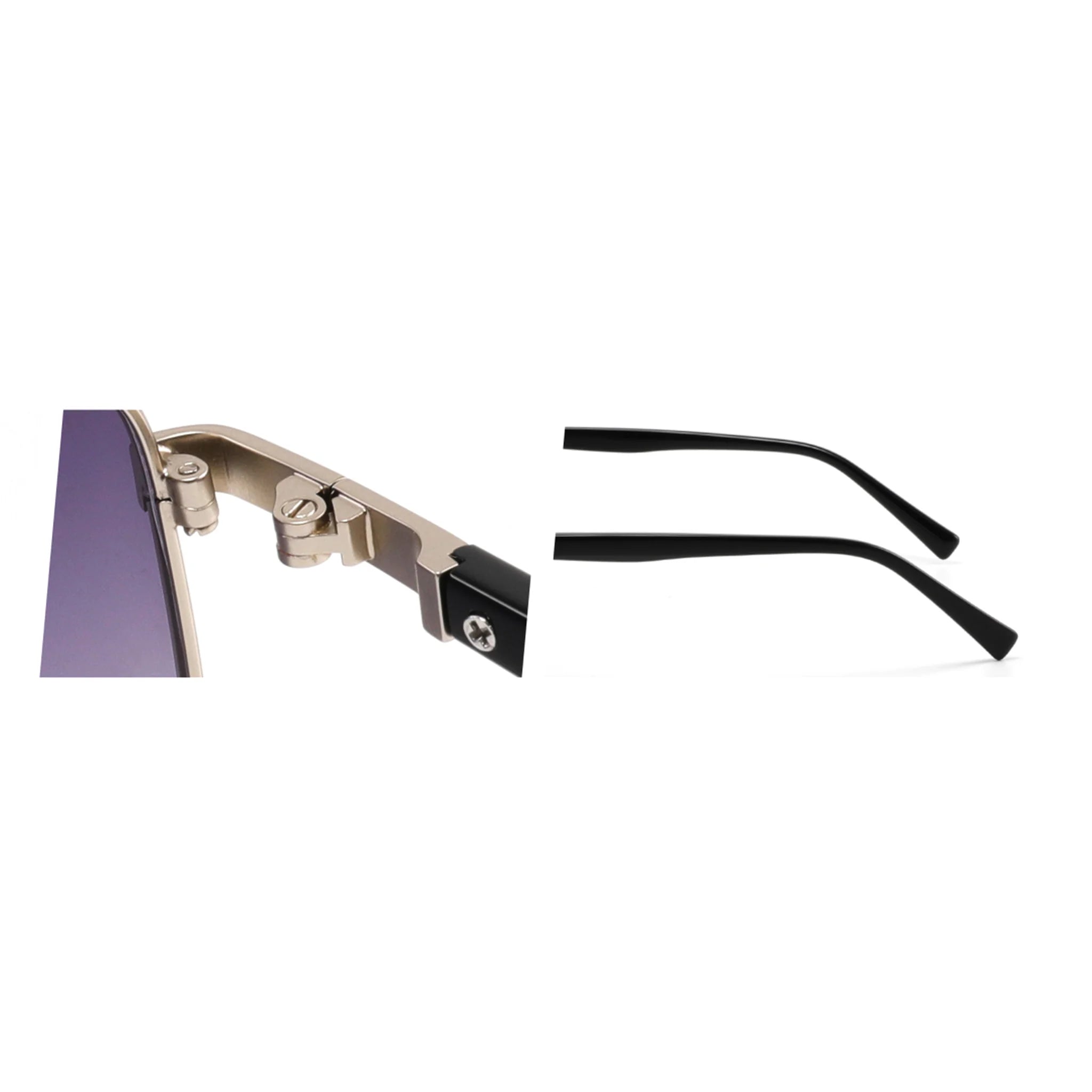 Occhiali da sole geometrici in metallo JT-GLT9322 - Joyiris Eyewear