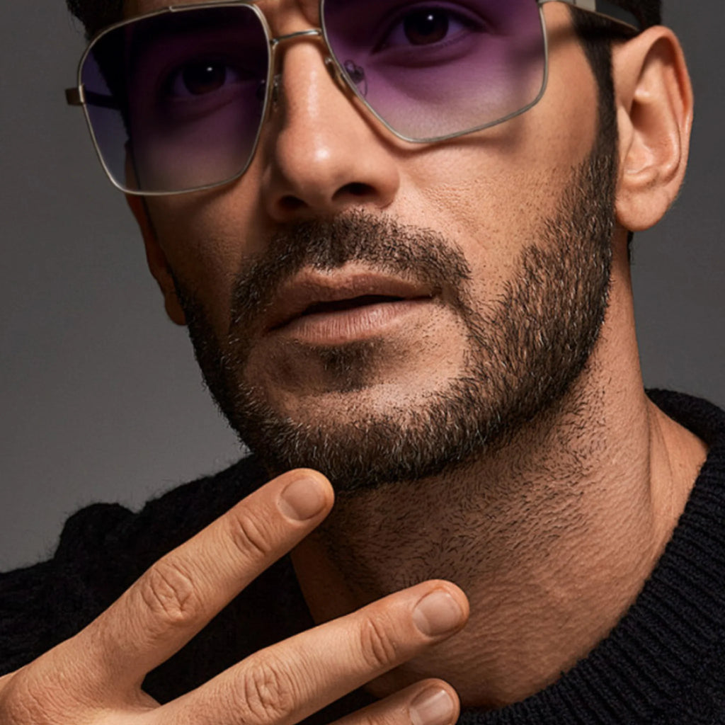 Occhiali da sole geometrici in metallo JT-GLT9322 - Joyiris Eyewear