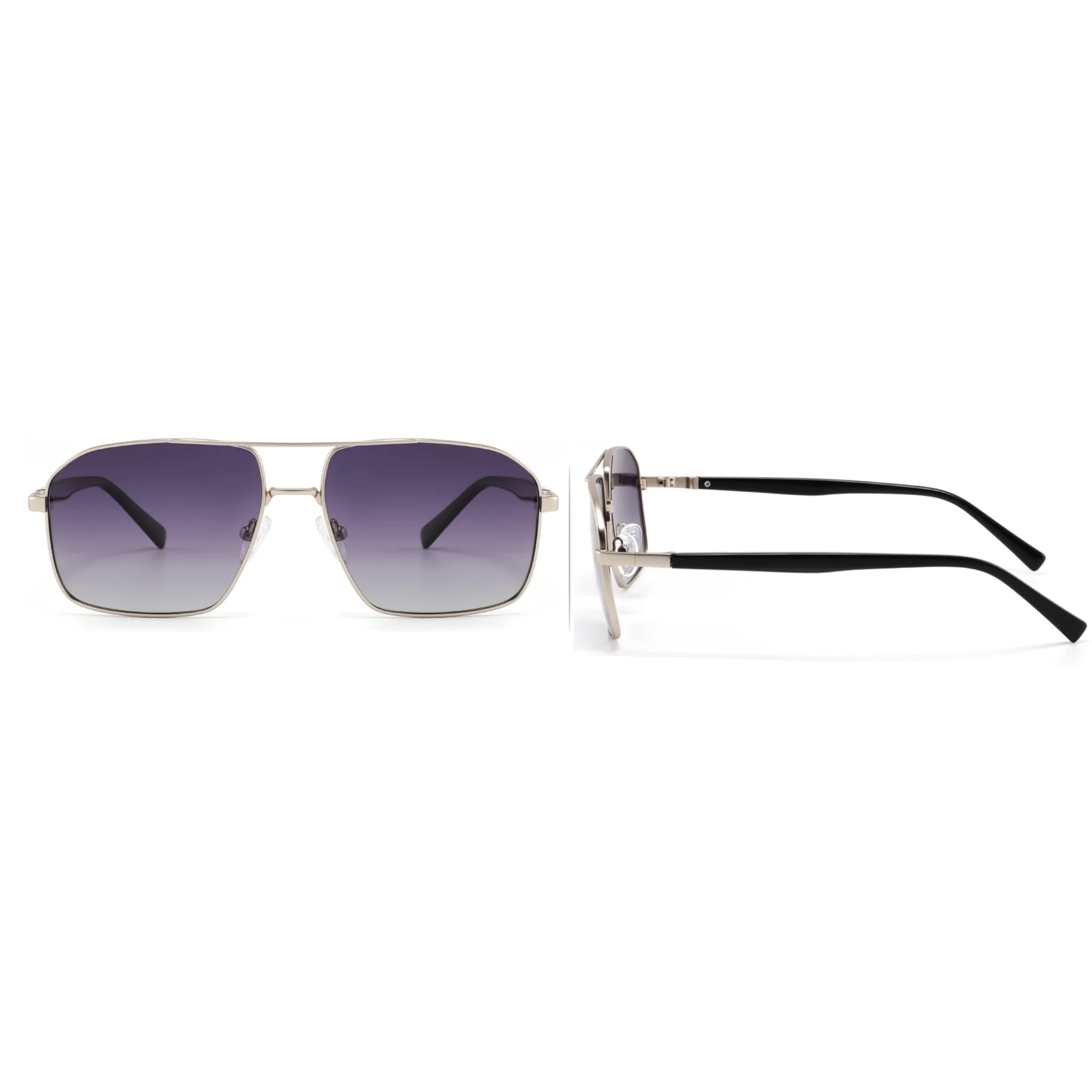 Occhiali da sole geometrici in metallo JT-GLT9322 - Joyiris Eyewear